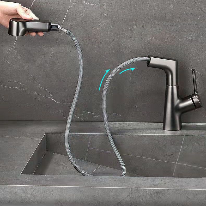 Avtoit | Modern centerset faucet with single lever handle for countertop sink bathroom fixture