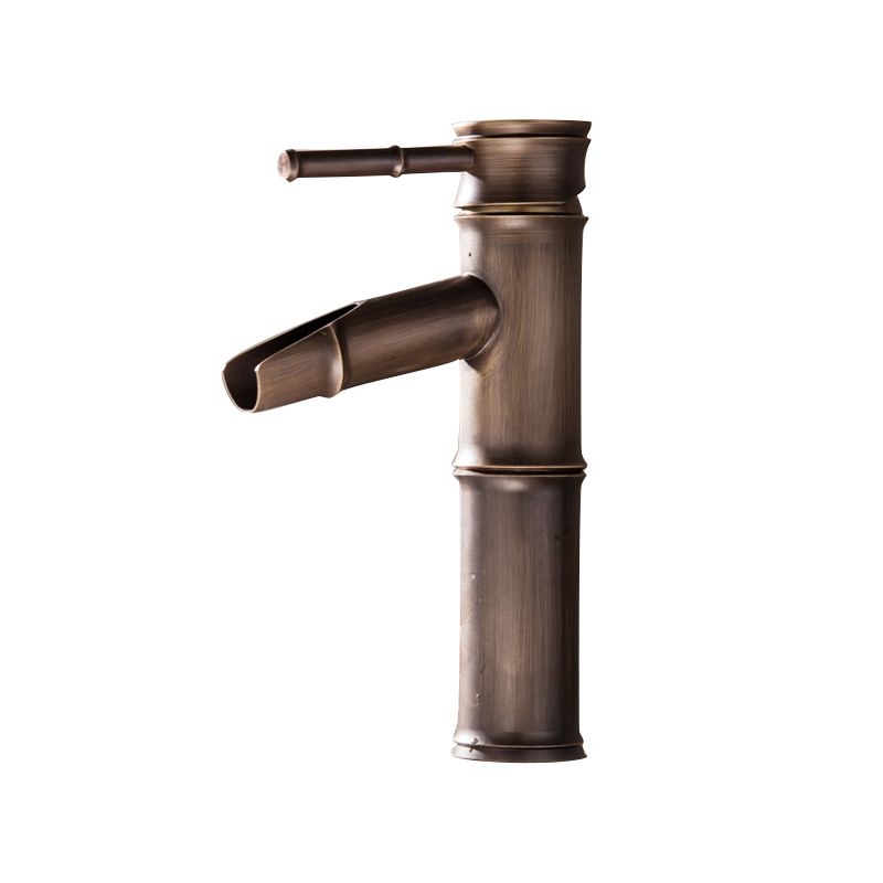 Avtoit | Farmhouse-style vessel sink bathroom faucet round brass faucet