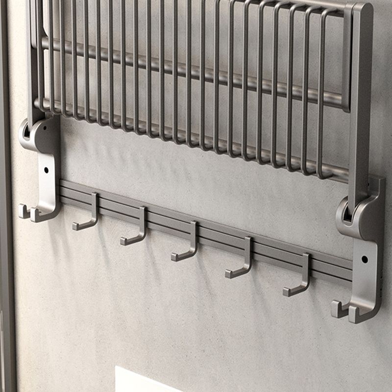 Avtoit | Modern Gray Bathroom Set Paper Holder Bathroom Shelf Bathroom Hardware Set