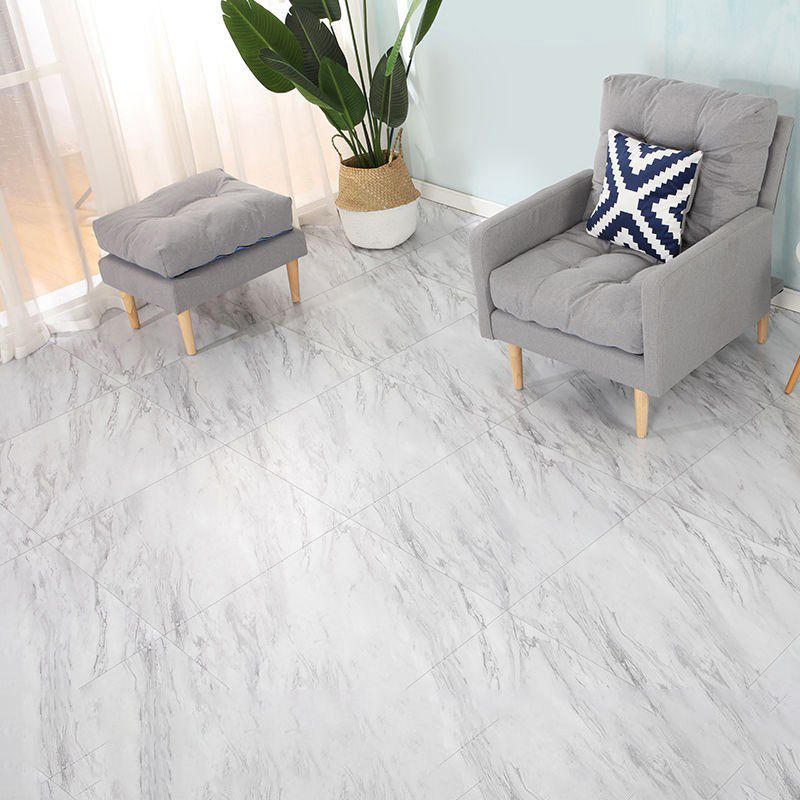 Avtoit | Home Indoor Vinyl Floor Peel and Stick Marble Print Square PVC Flooring