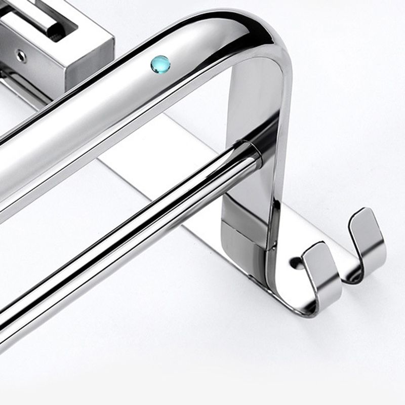 Avtoit | Classic Polished Chrome Bathroom Accessory Set Towel Holder/Paper Holder/Robe Hooks Included