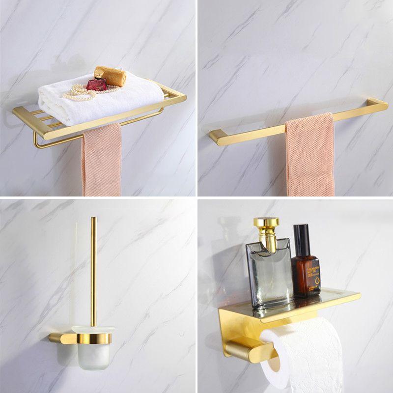 Avtoit | Modern Bathroom Hardware Set Gold Towel Bar Bath Hardware Set