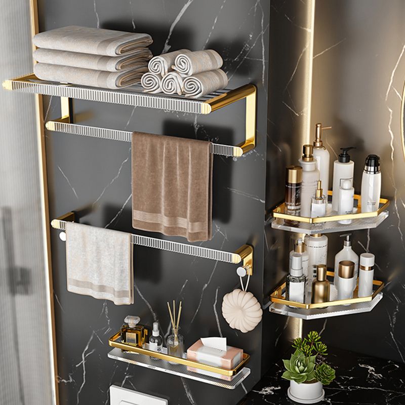 Avtoit | Metal and Acrylic Bathroom Accessory Set Transparent Bathroom Accessories