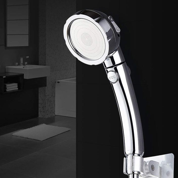 Avtoit | Contemporary Hand Shower Head Silver 3-Spray Pattern Wall Mounted Shower Head