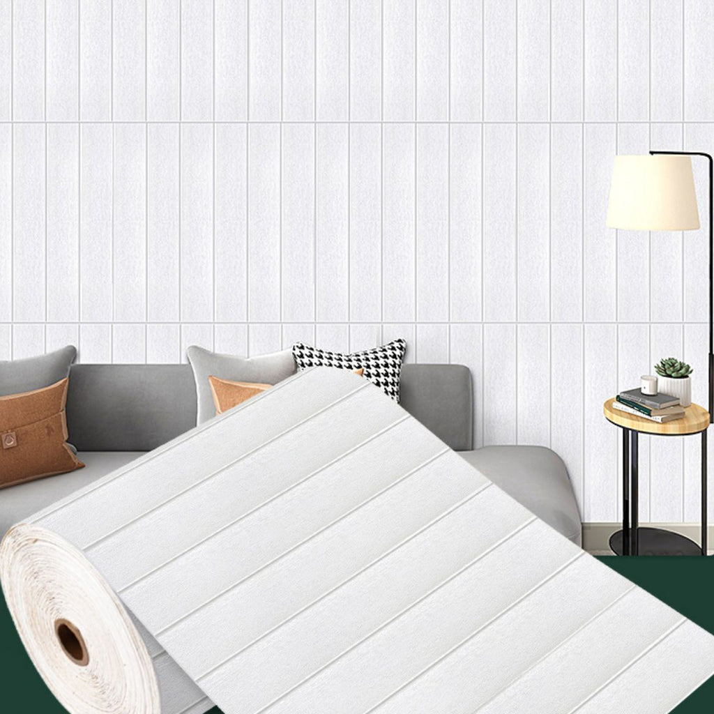 Avtoit | Modern Pearl Wainscoting PVC Wall Access Panel Peel and Stick Foam Trim