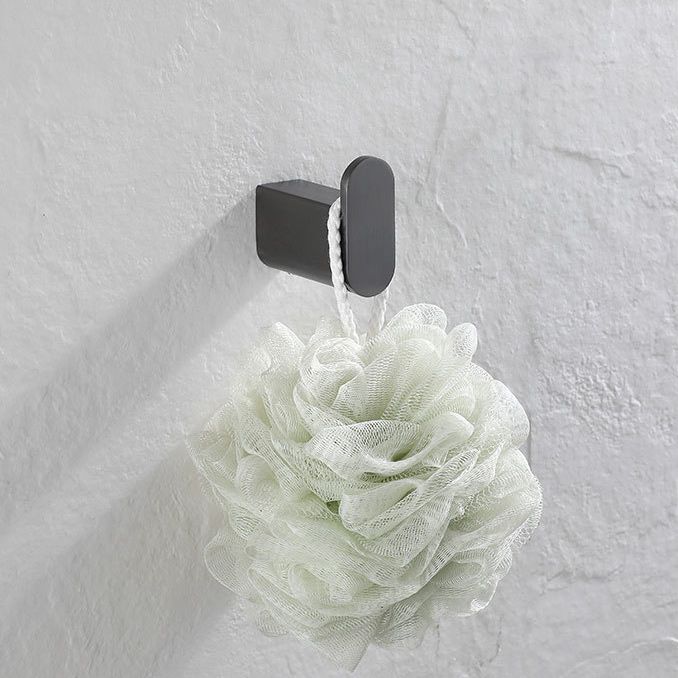 Avtoit | 5-piece modern bathroom accessory set made of stainless steel with towel bar/robe hooks/paper holder