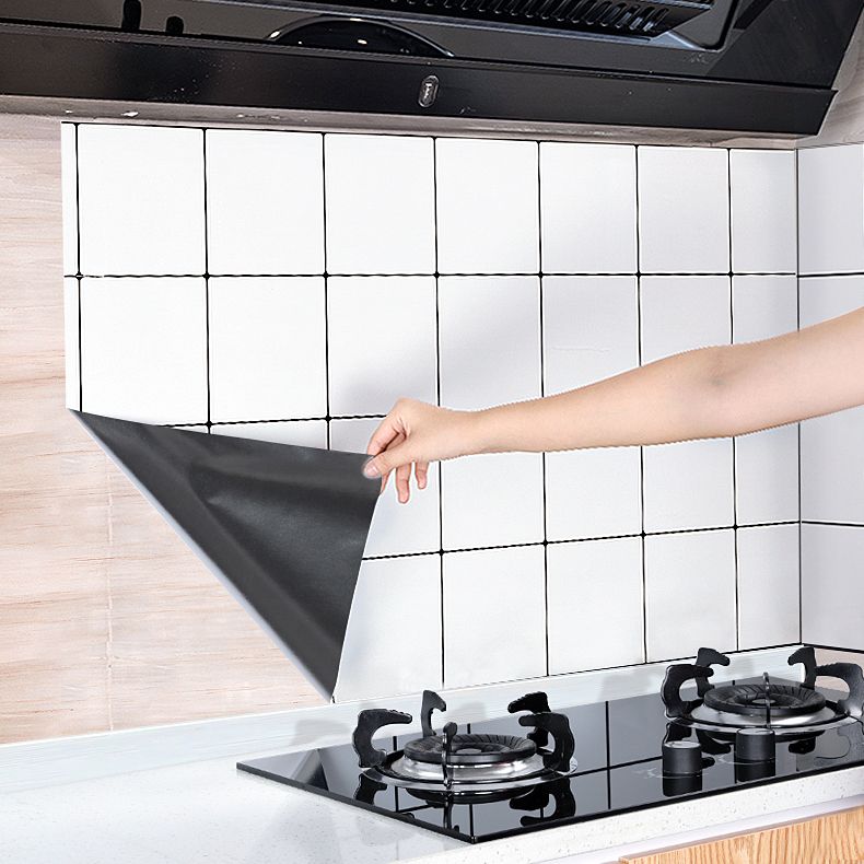 Avtoit | Modern Peel and Stick Backsplash Tiles PVC Wallpaper for Fireplace Surround