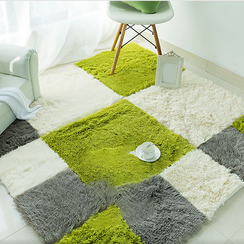 Avtoit | Bedroom Carpet Tiles Solid Square Shag Stain Resistant Carpet Tiles