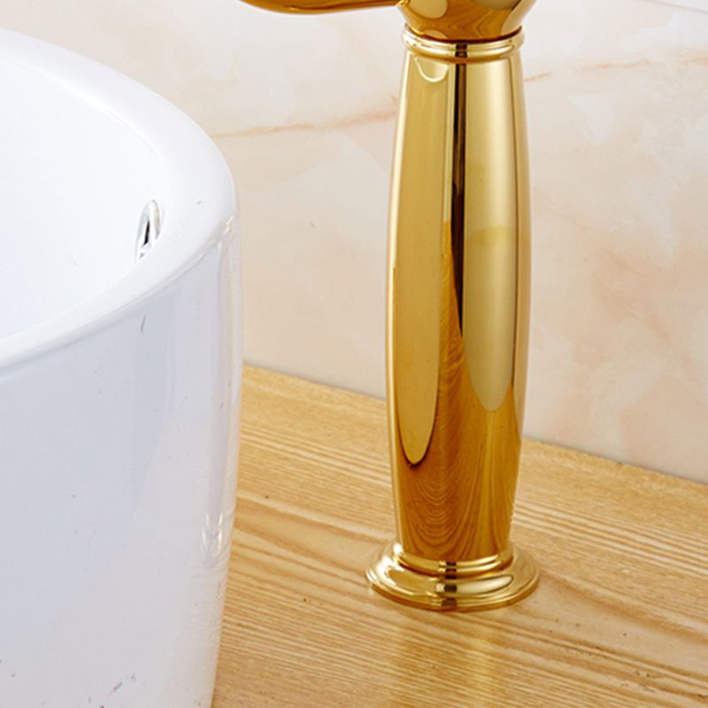 Avtoit | Glam Vessel Faucet Swivel Spout Lever Handle Sink Faucet