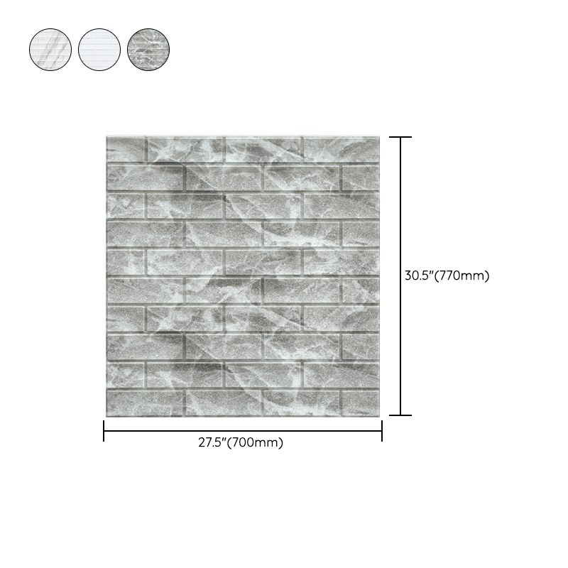 Avtoit | Industrial Wall Panel, 3D Brick Bathroom Wall Panels Set of 2