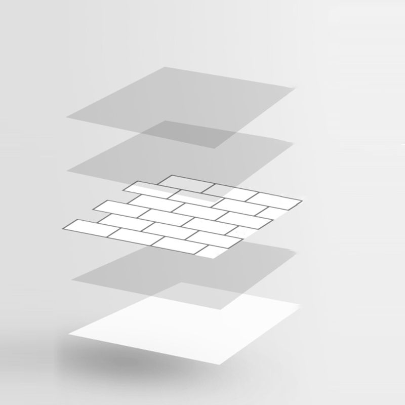 Avtoit | Peel and Stick Subway Tiles Waterproof Plastic Tile Rectangular Peel & Stick Tile for the Kitchen