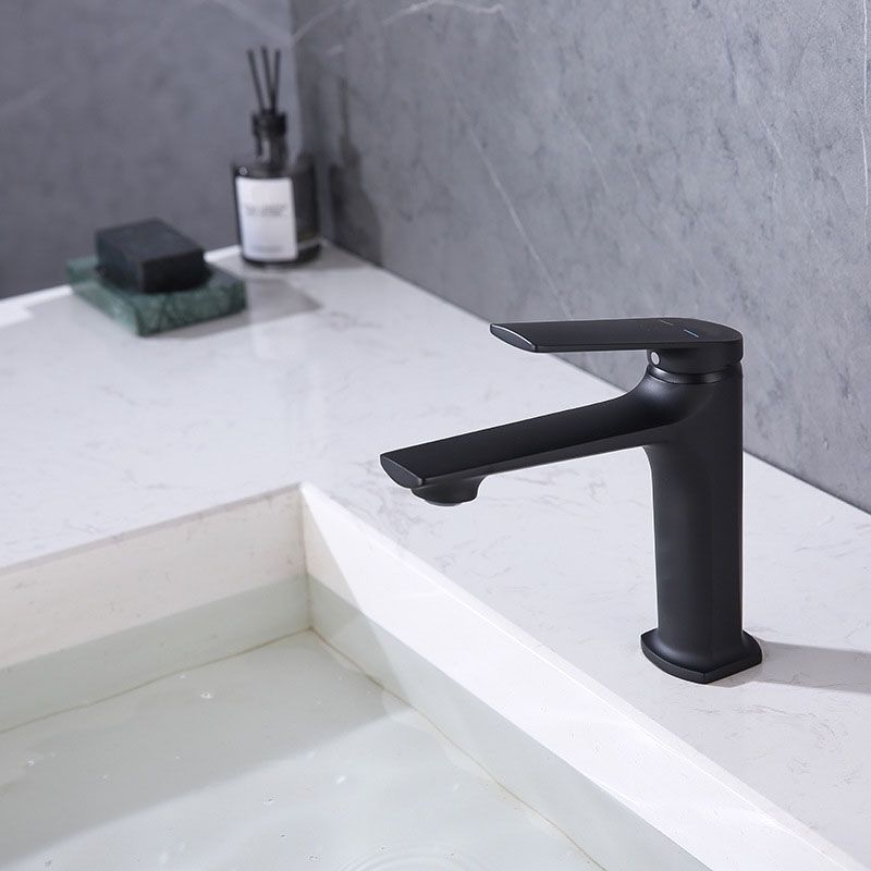 Avtoit | Modern faucet brass lever handles low arc sink bathroom faucet