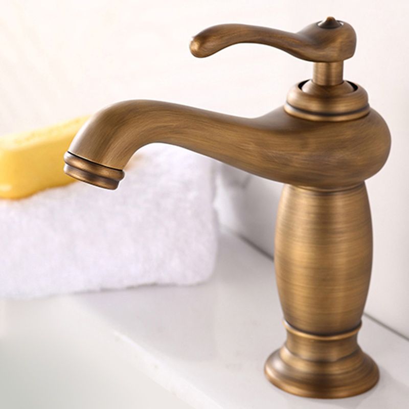 Avtoit | Vintage Classic Vessel Faucet Lever Handle Low Arc Vessel Sink Bathroom Faucet