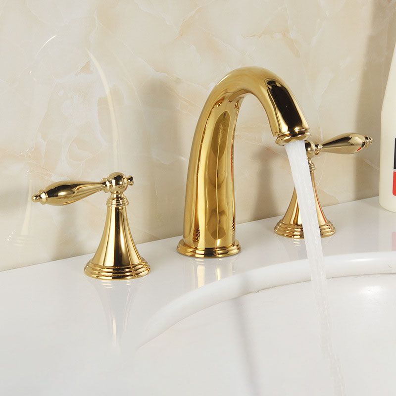 Avtoit | Modern widespread sink faucet Simple bathroom double handle faucet with lever handle
