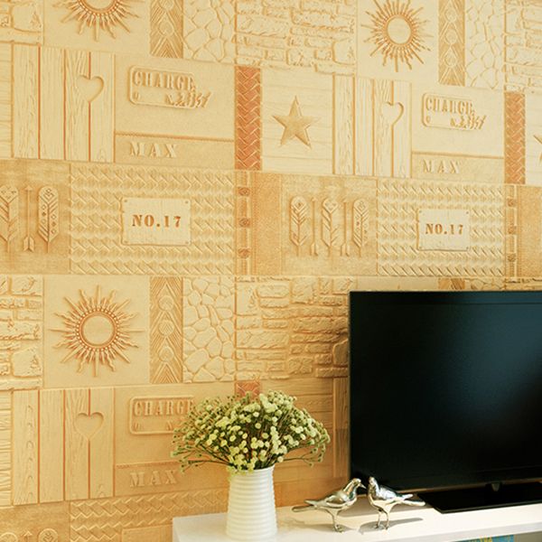 Avtoit | Peel and Stick Wall Ceiling 3D Embossed Wall Covering with Waterproof