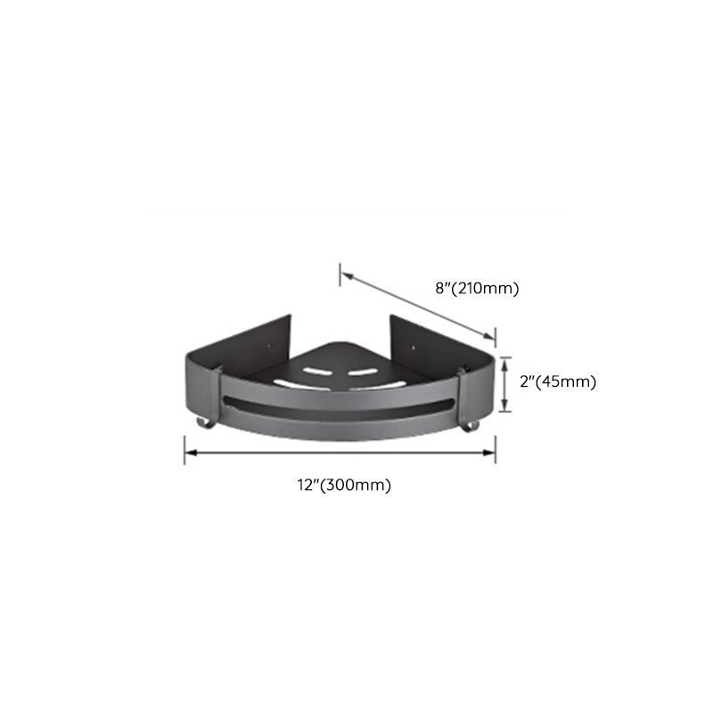 Avtoit | Modern gray bathroom accessory set bathroom shelf bath hardware set