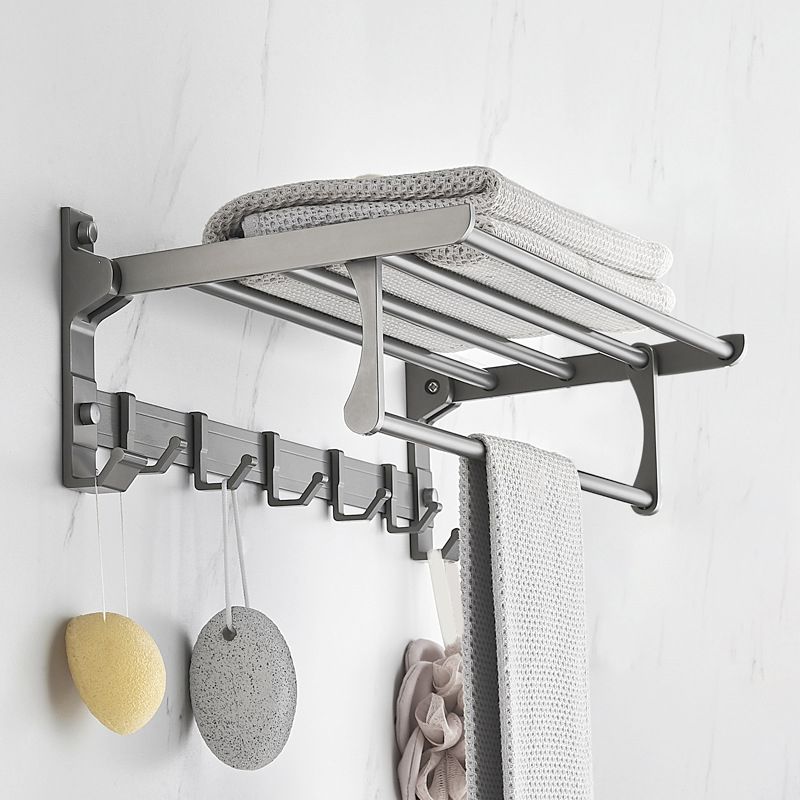 Avtoit | Modern Chrome Bathroom Accessories Set Aluminum Bathroom Fittings Set