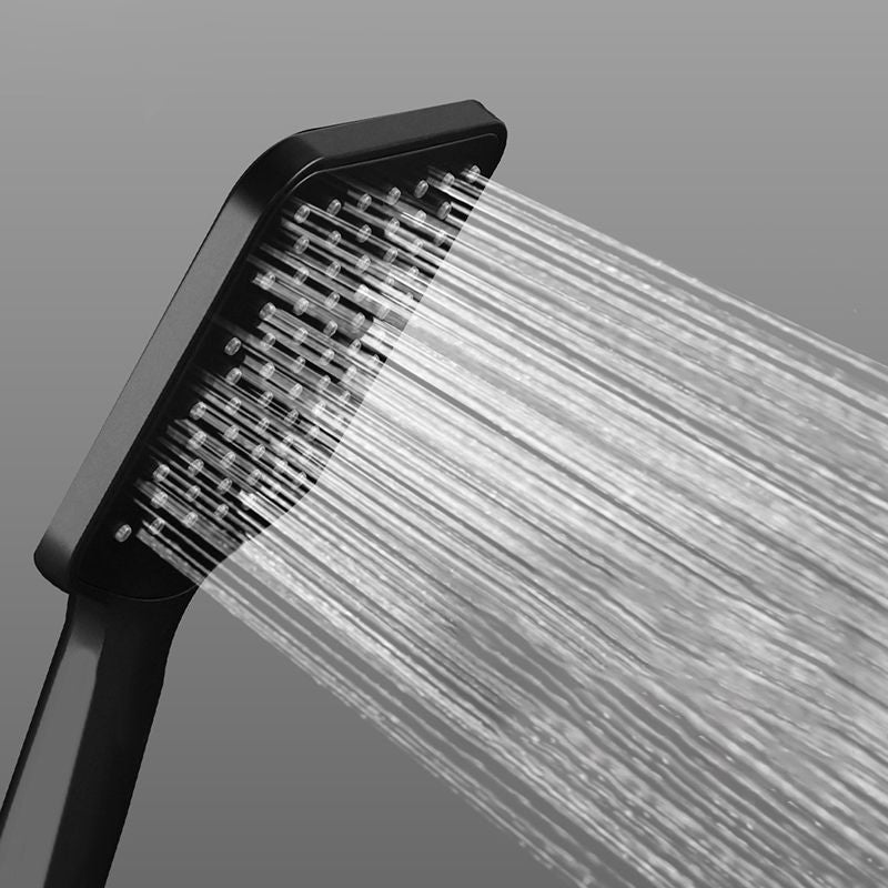 Avtoit | Modern square matte black shower head rainfall shower head combo