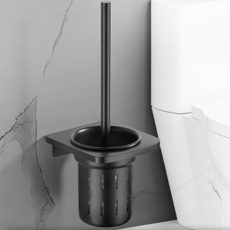 Avtoit | Modern Black Bathroom Accessory Set Tissue Holder Towel Bar Bathroom Fittings Set