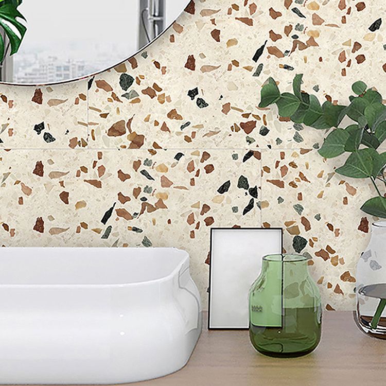 Avtoit | Brown non-slip floor tile 30 cm x 60 cm brick effect single tile PVC