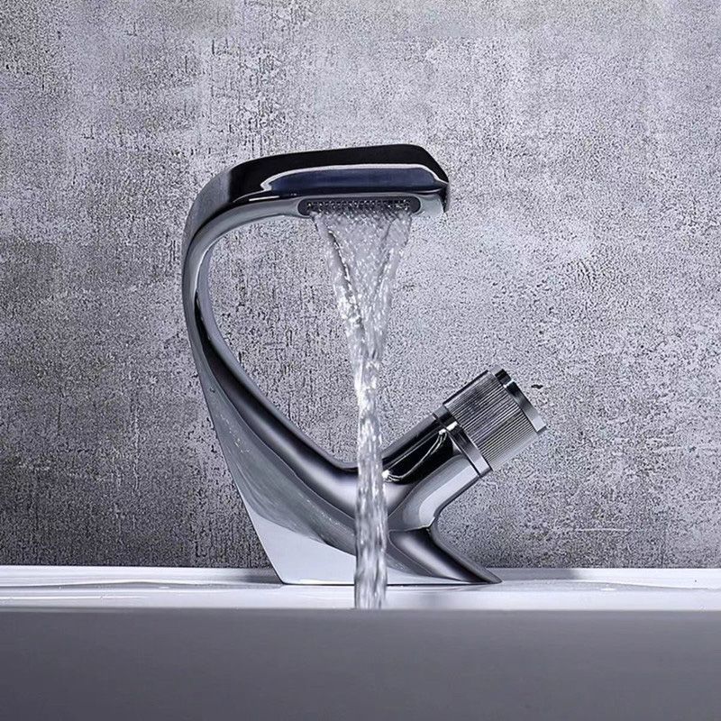 Avtoit | Modern Center Connection Faucets Single Lever Faucets with Waterfall Spout