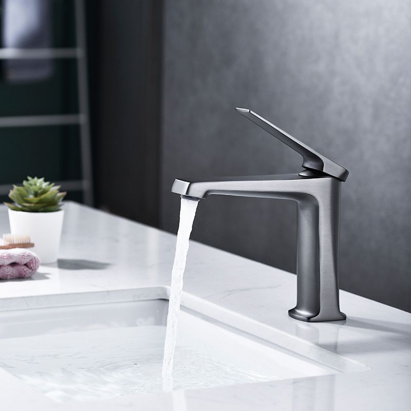 Avtoit | Modern basin tap lever handle copper low arc basin tap