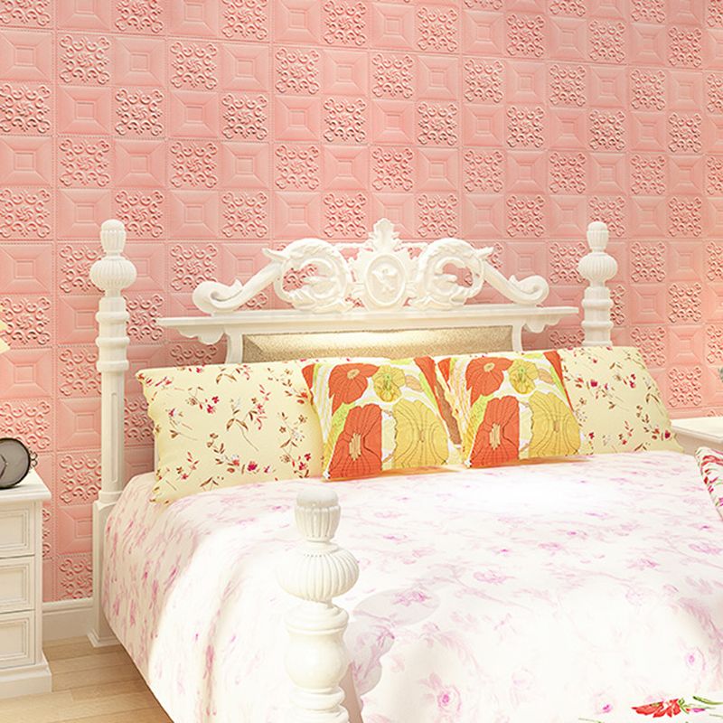 Avtoit | Modern Wall Panel Peel and Stick Texture Effect Design Square Wall Panel