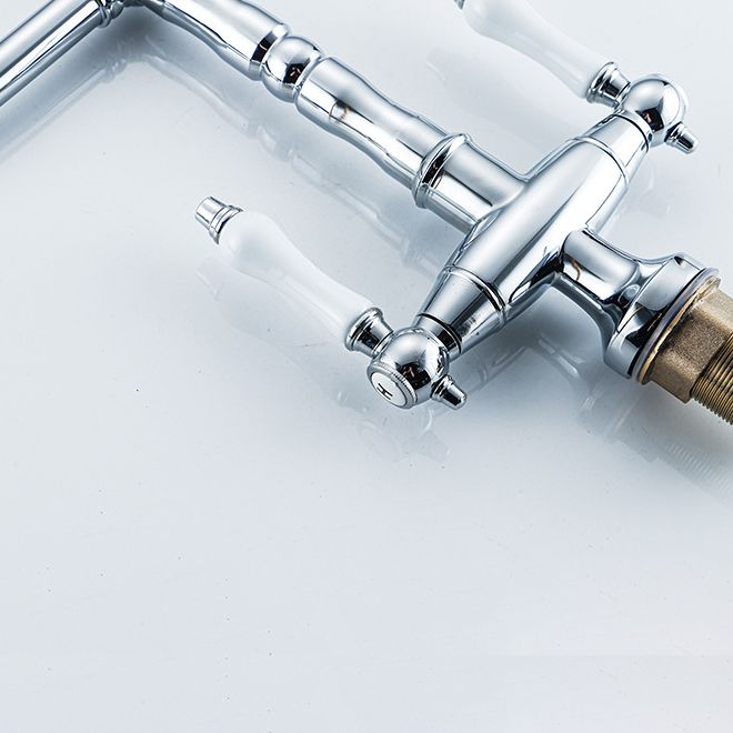 Avtoit | Traditional Kitchen Bar Faucet Double Handle High Arc No Sensor Bar Faucet