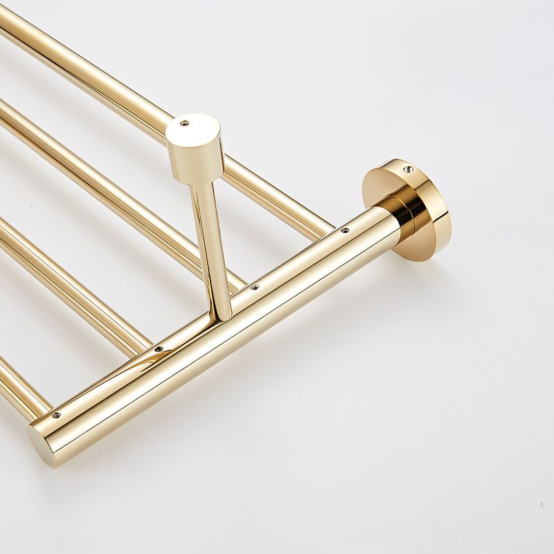 Avtoit | 4 Pieces Traditional Bathroom Accessory Set Brass Bathroom Set in Matte Gold