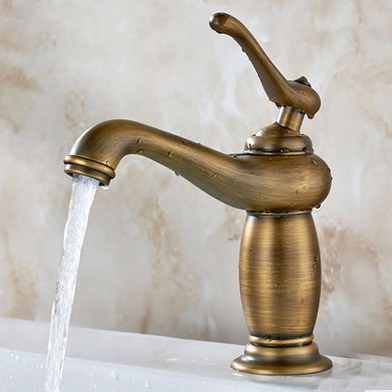 Avtoit | Vintage Classic Vessel Faucet Lever Handle Low Arc Vessel Sink Bathroom Faucet