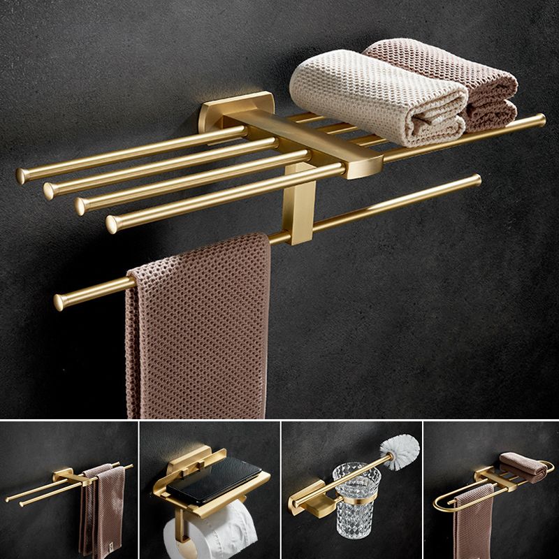 Avtoit | Traditional Golden Bath Accessory Set Brass Bathroom Accessories Kit