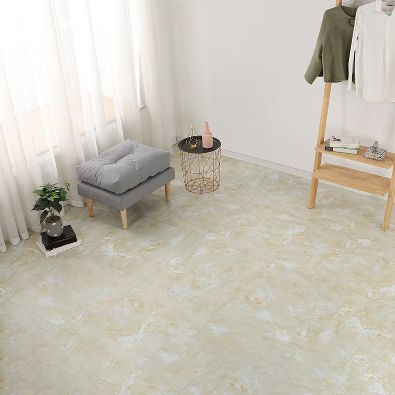 Avtoit | Home Indoor Vinyl Floor Peel and Stick Marble Print Square PVC Flooring