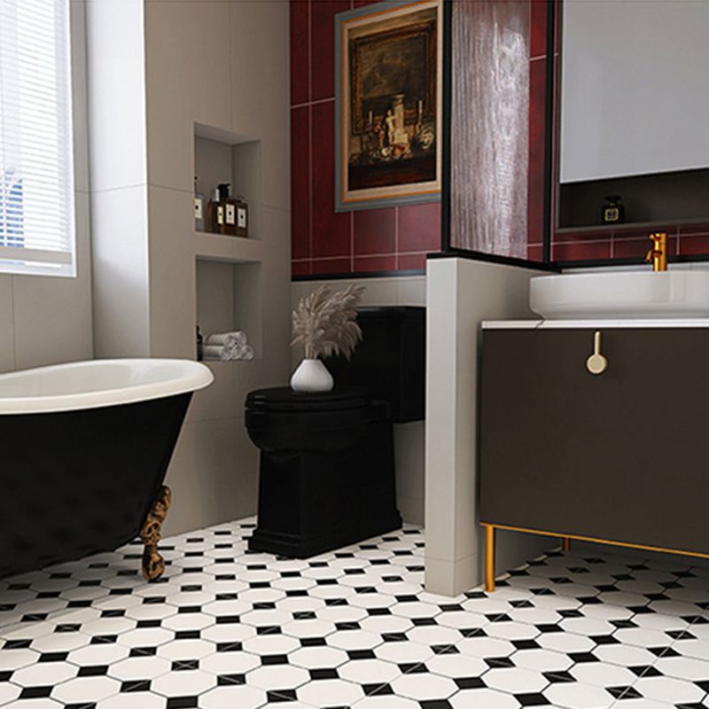 Avtoit | Modern Style Rectangular PVC Flooring Stone Look Peel and Stick Vinyl Floor