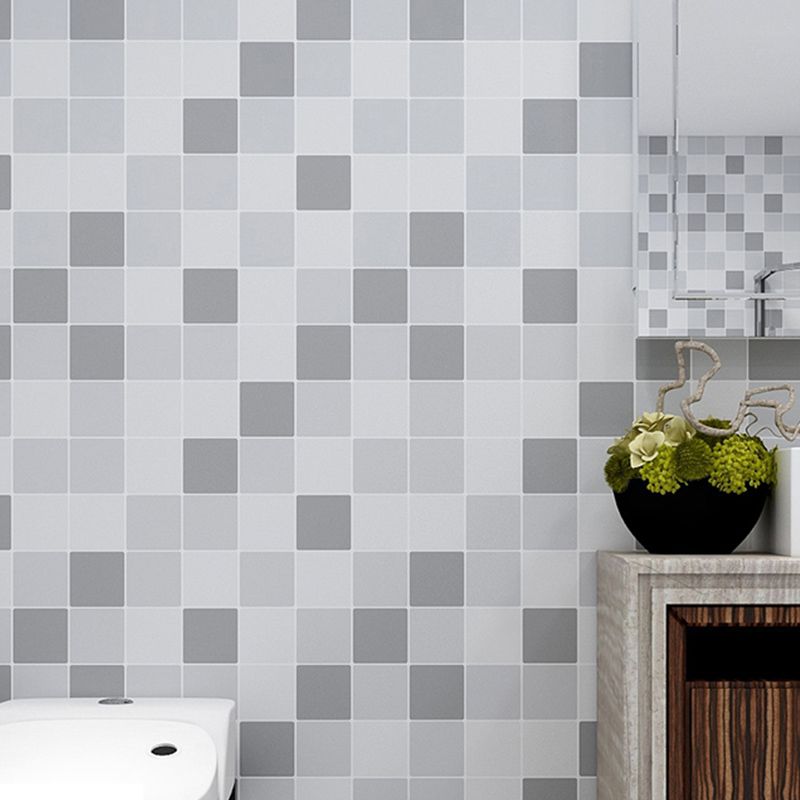 Avtoit | Grid Mosaic Peel & Stick Tile Waterproof Wallpaper for Back Wall