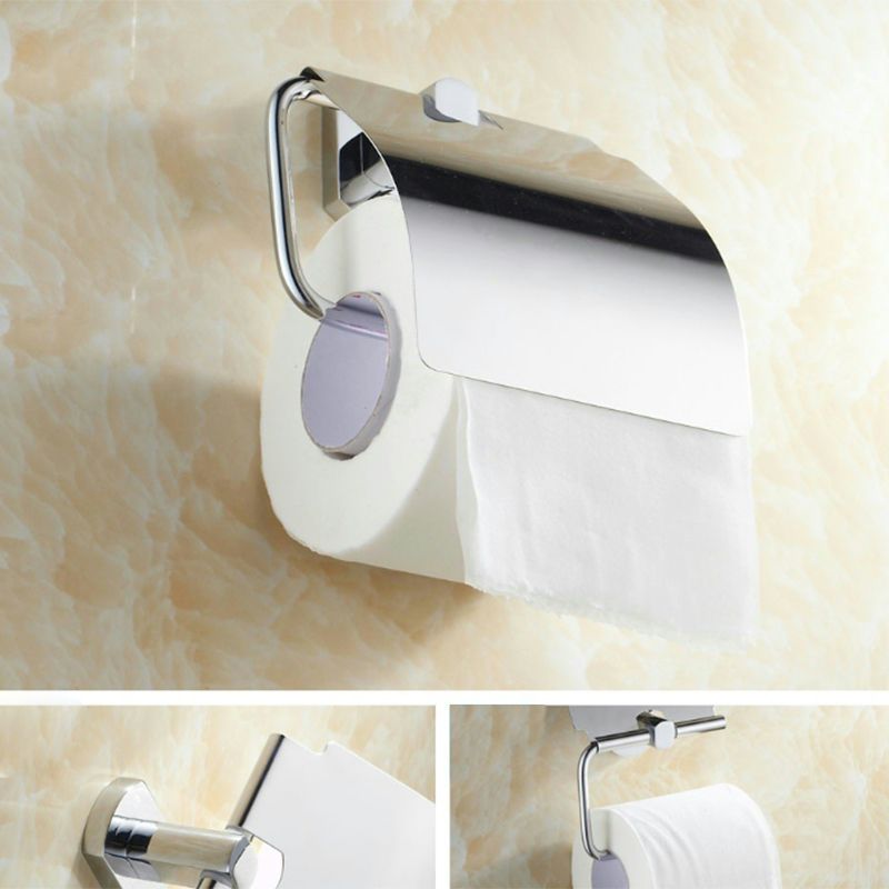 Avtoit | Modern bathroom accessory set paper holder towel bar stainless steel bathroom set