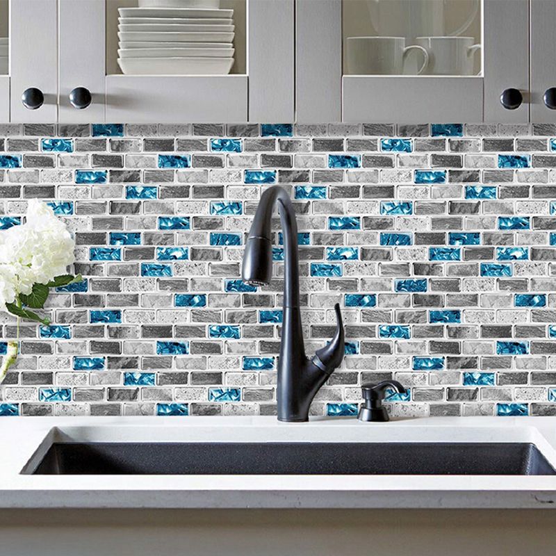 Avtoit | Peel and Stick Wall Tile Water Repellent Rectangle PVC Peel & Stick Subway Tile