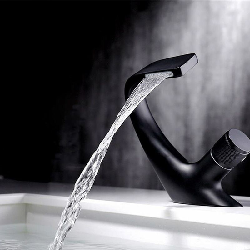 Avtoit | Contemporary Container Copper Brass Knob Handle Low Arch Container Faucet