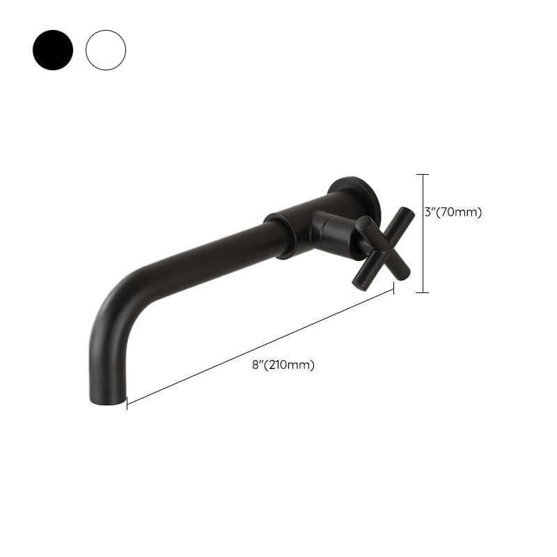 Avtoit | Widely used wall-mounted bathroom sink faucet cross handle low arch faucet
