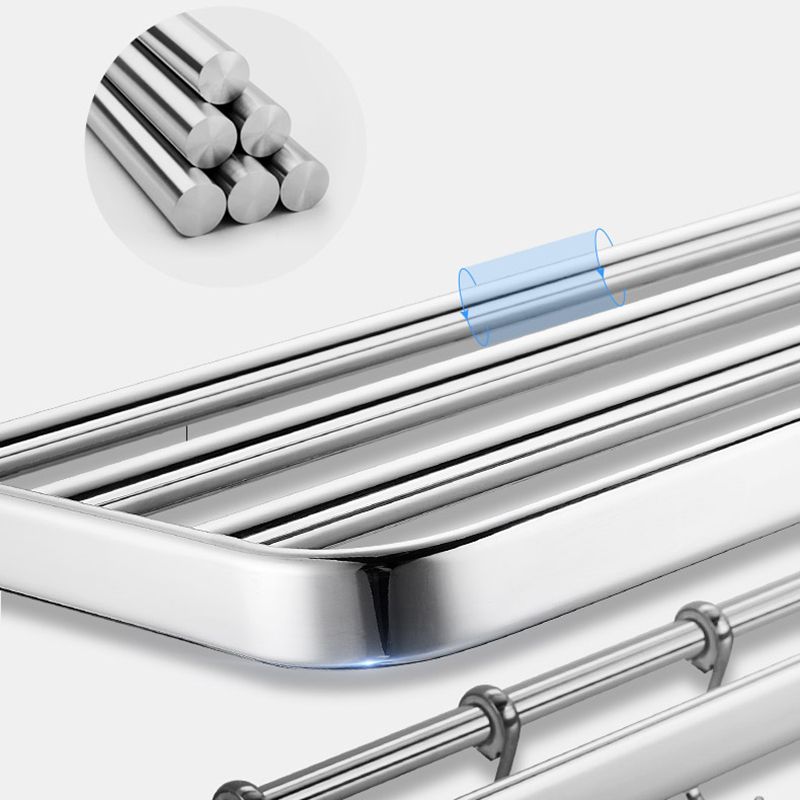 Avtoit | Modern Steel Bathroom Accessory Set Silver Bathroom Accessory Kit