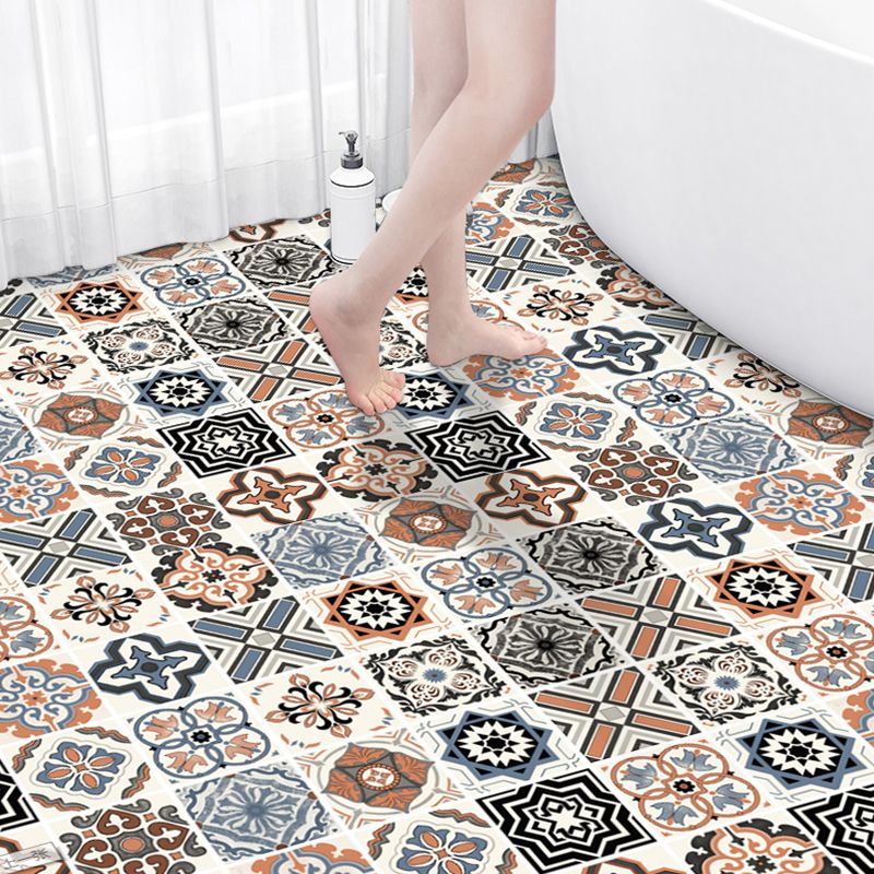 Avtoit | Bathroom Square PVC Flooring 24" x 118" x 4mm Peel and Stick Vinyl Flooring
