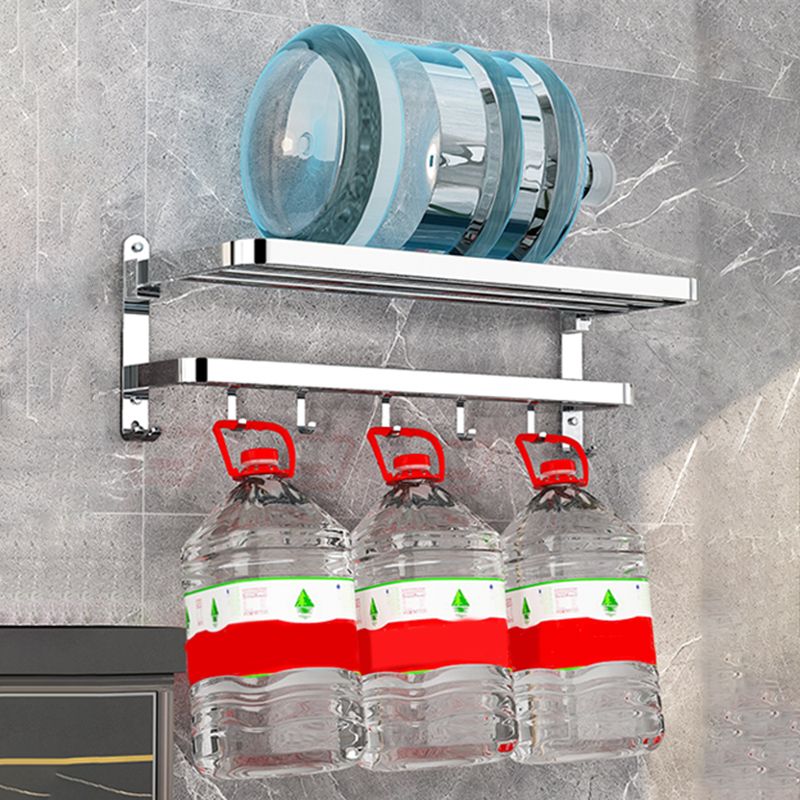 Avtoit | Modern Bathroom Accessory Set Silver Metal Bathroom Accessory
