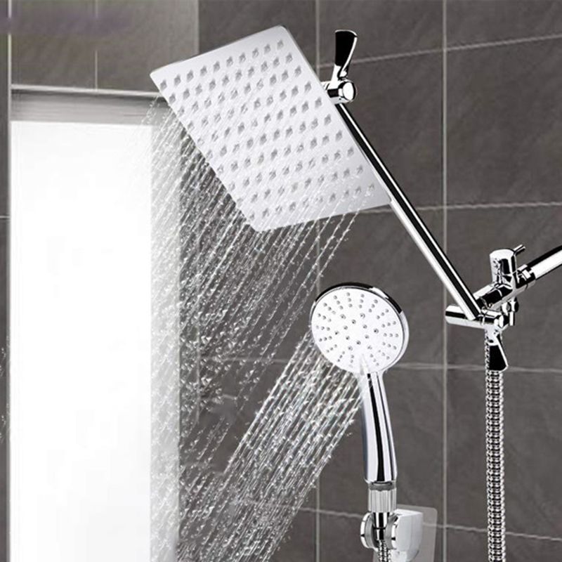 Avtoit | Square Dual Shower Head Traditional Wall Mounted Metal Dual Shower Head