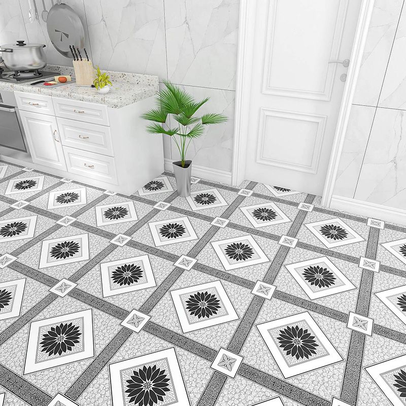 Avtoit | Home Indoor Vinyl Floor Spiral Marble Print Square PVC Vinyl Floor