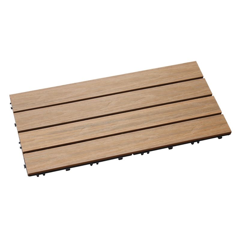 Avtoit | Interlocking composite deck tiles Striped pattern patio tiles