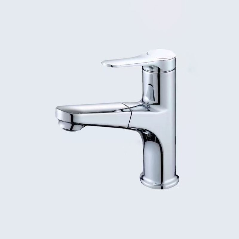 Avtoit | Modern Style Sink Faucet Single Handle Low Arc Pull Out Copper Sink Faucet