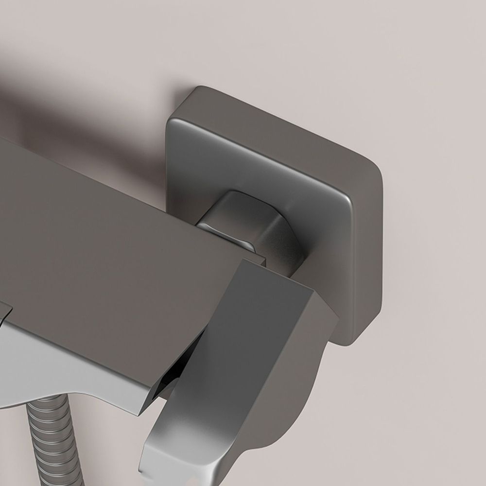 Avtoit | Push-button shower system wall mounting hand shower square shower system with shower hose