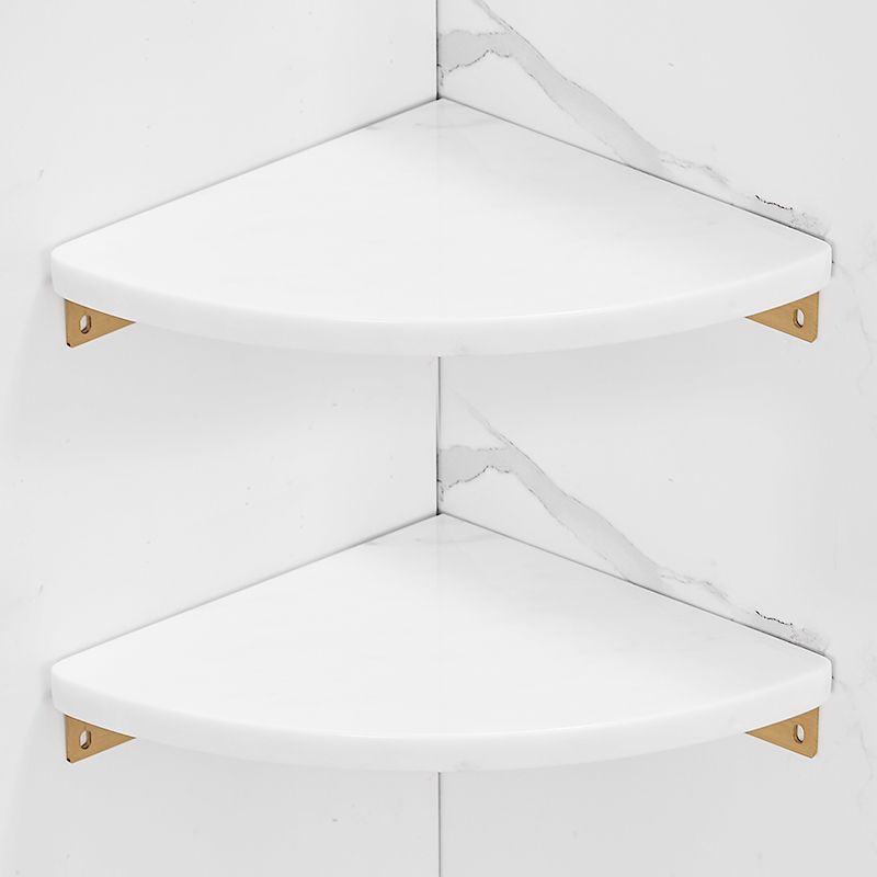 Avtoit | Brushed Brass Bathroom Accessory Set Metal & Marble Bathroom Hardware Set with Bathtub Shelf