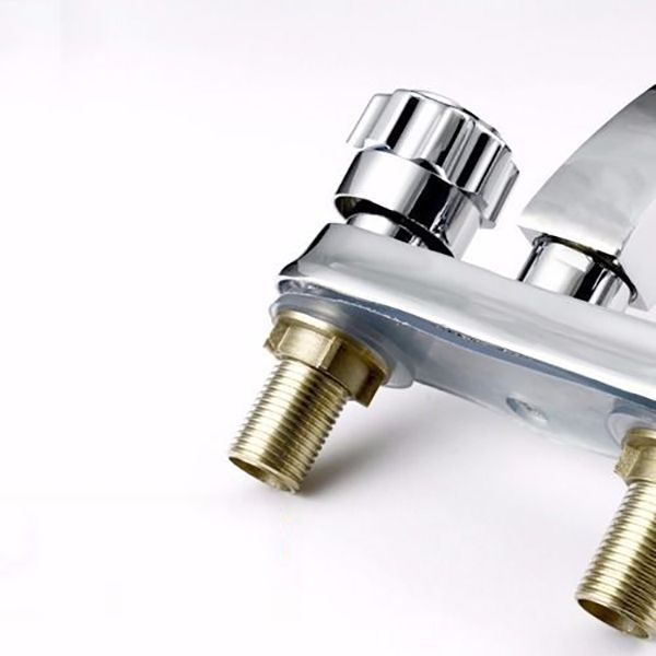 Avtoit | Modern Style Vessel Faucet Copper Knob Handle Low Arc Vessel Faucet
