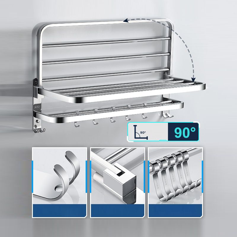 Avtoit | Modern Stainless Steel Bathroom Set Paper Holder Bathroom Shelf Bathroom Accessories