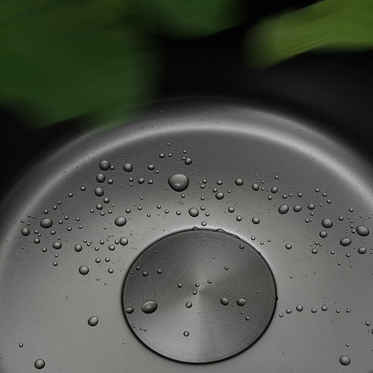 Avtoit | Kitchen Sink Round Single Bowl Color and Scratch Resistant Under-mounted Stainless Steel Kitchen Sink